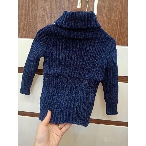 Áo len lông tuyết hàng Quảng Châu loại 1 màu xanh than