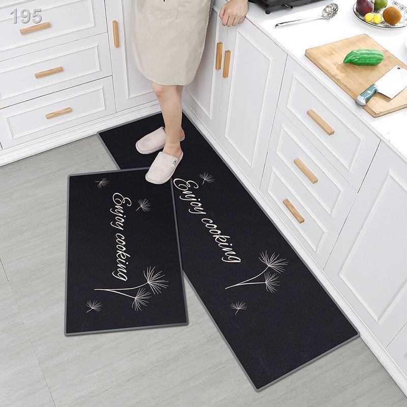 Thảm trải sàn nhà bếp, chống trơn, thấm dầu, nước và dầu gia dụng, lau bụi bẩn, phòng ngủ dài