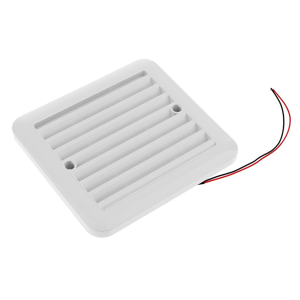 RV  Motorhome Side Air Vent Ventilation Cooling Exhaust Fan White