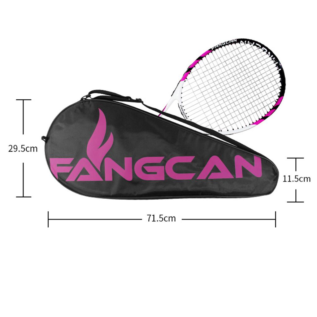 2xWaterproof Tennis Racket Bag Cover Badminton Squash Shoulder Pack Pink