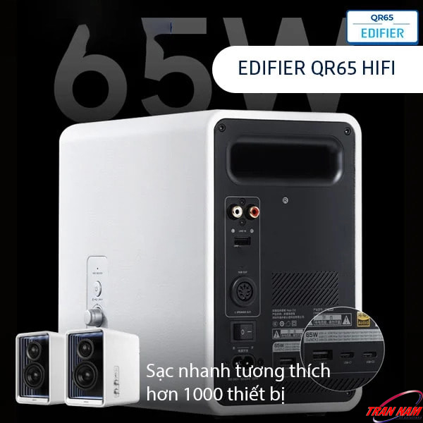 Loa Bluetooth Edifier QR65 RGB | Công Suất 70W | Halo 2.0 - Hàng Chính Hãng