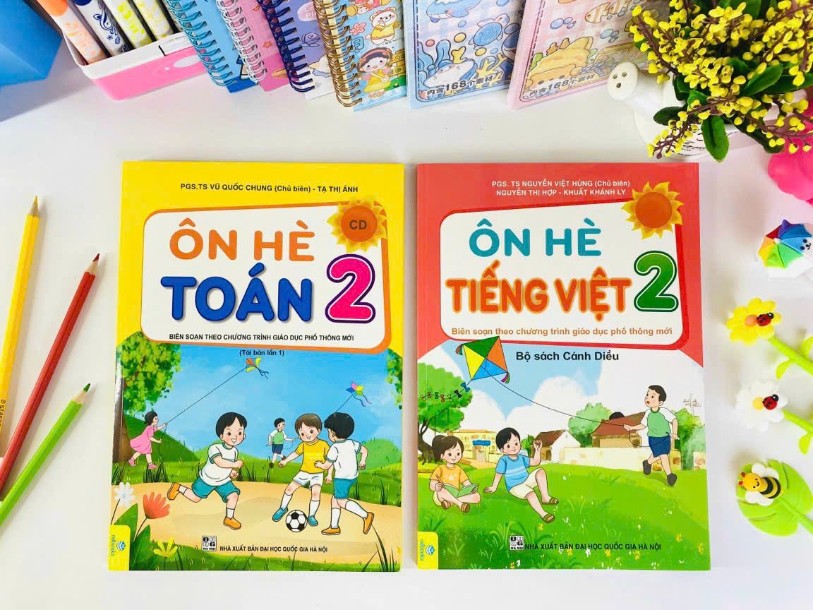 Sách - Ôn Hè Toán và Tiếng Việt 2 Cánh Diều  - ndbooks