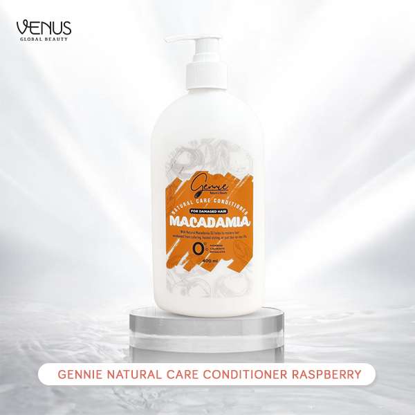 Dầu Xả Gennie Natural Care Dầu Hạt Macca Dành Cho Tóc Hư Tổn 400ml Chính Hãng