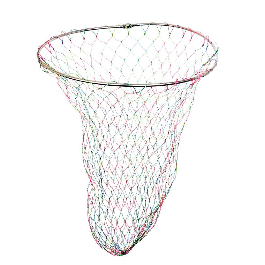 2pcs Colorful Mesh Fishing Net Carp Coarse Sea Game Fishing Landing Net Head