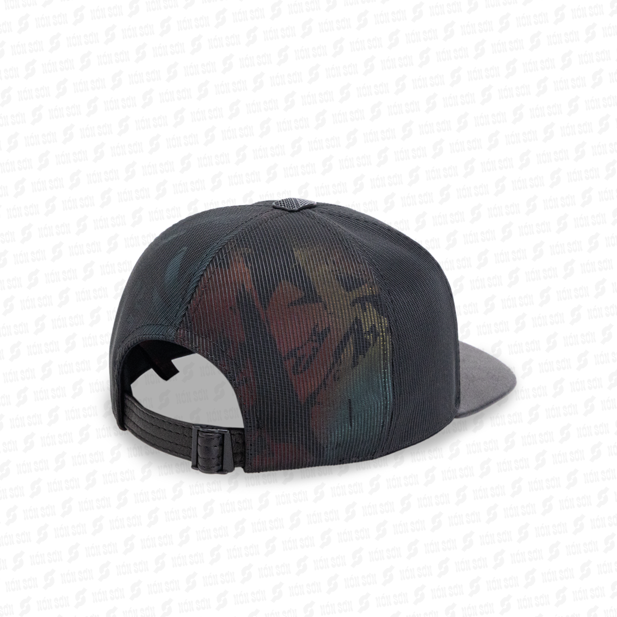 Mũ snapback hiphop NÓN SƠN hoa văn ngẫu nhiên MC210AK-ĐN1HV