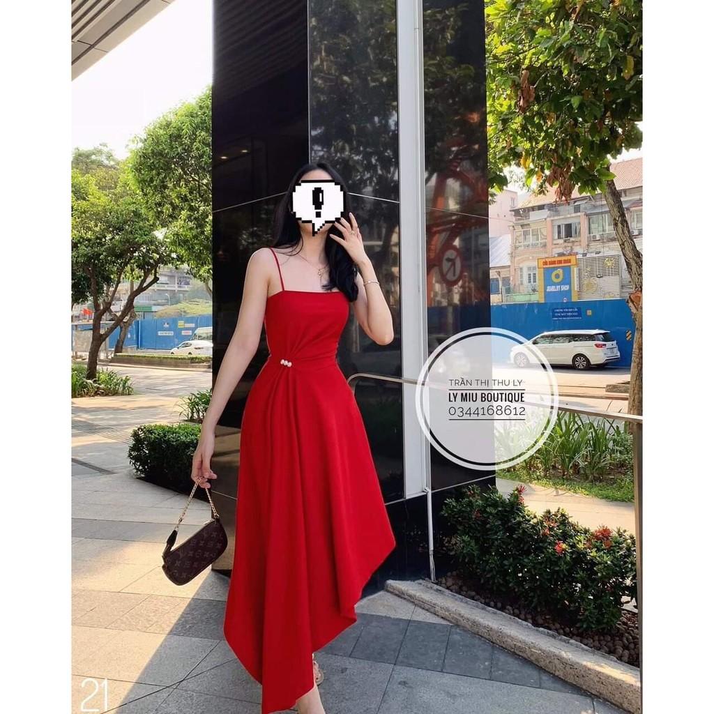 Đầm 2 dây phong cach mẫu mới 2019