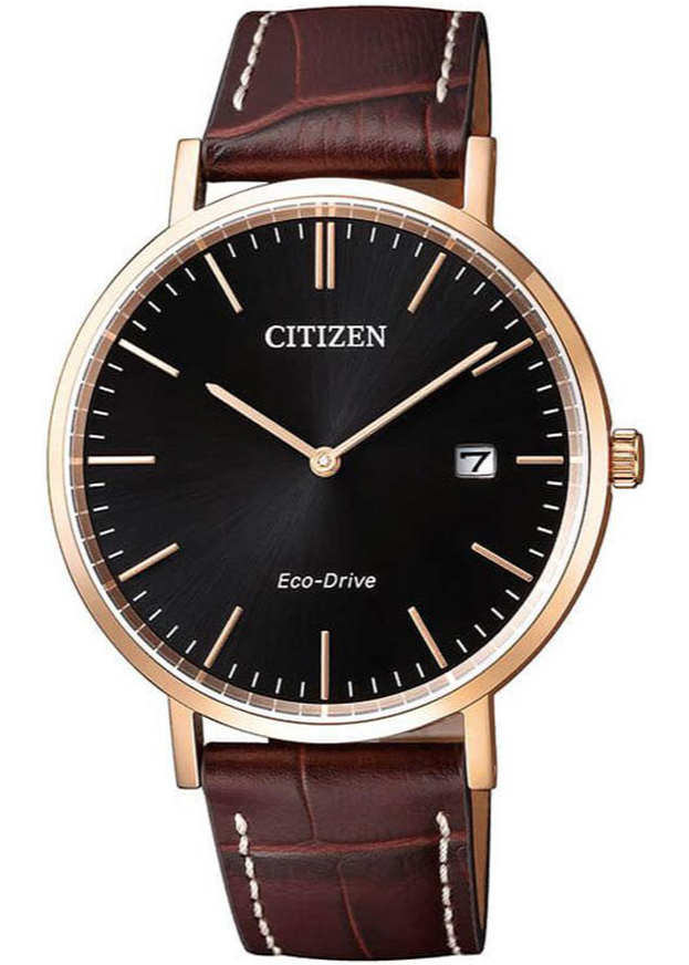 Đồng Hồ Nam Citizen Dây Da AU1083-13H - Mặt Đen