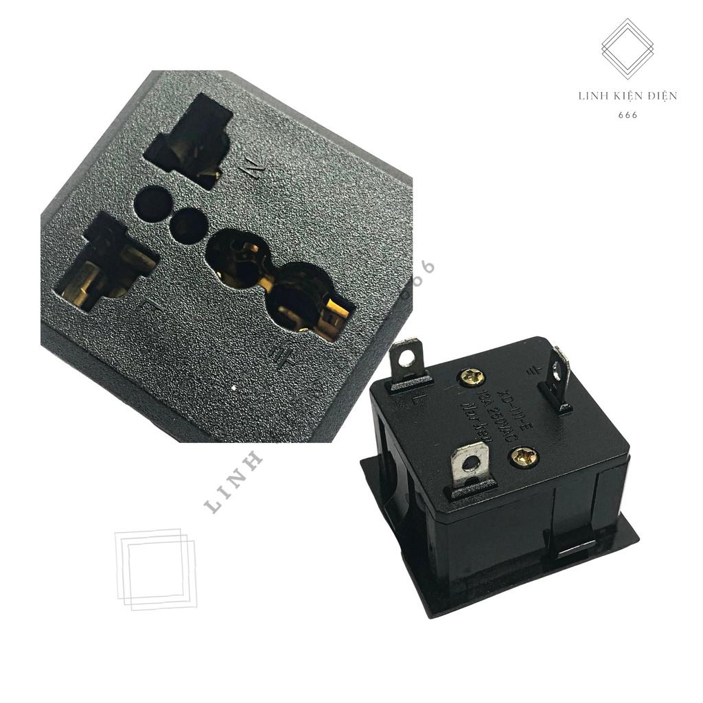 Ổ Cắm Điện 3 Chấu 2 Chân Dẹt Ổ Điện Đa Năng Thông Minh