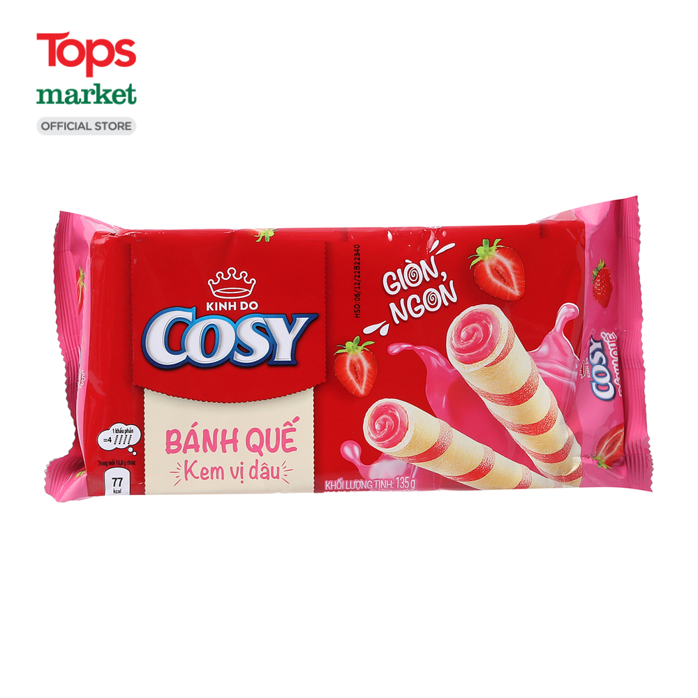 Bánh Quế Cosy Vị Dâu 135G