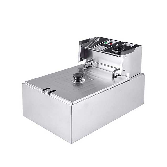 Bếp Chiên Nhúng Điện ABG - Bếp Chiên Công Nghiệp Cao Cấp 6L- Sản Phẩm Đa Năng, Thiết Kế Tối Ưu - Tiết Kiệm - An Toàn - Thực Phẩm Được Chiên Rán Nhanh Chóng, Chín Đều, Thơm Ngon, Vàng Giòn - hàng chính hãng