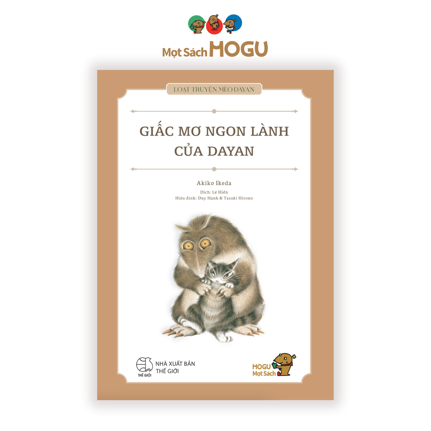 GIẤC MƠ NGON LÀNH CỦA DAYAN - Loạt truyện Mèo Dayan - Sách cho bé từ 3 tuổi