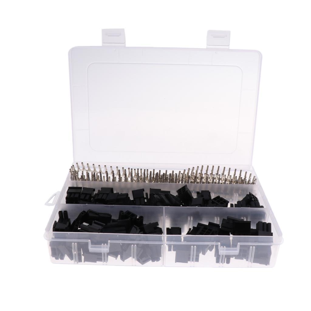 2x 50Pcs 5557 8pin ATX EPS PCI-E Connector + 400Pcs Terminal Crimp Plug