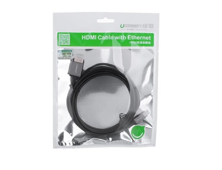 Ugreen UG30145HD109TK 1.5M màu Đen Cáp chuyển đổi Micro HDMI sang HDMI thuần đồng cao cấp - HÀNG CHÍNH HÃNG