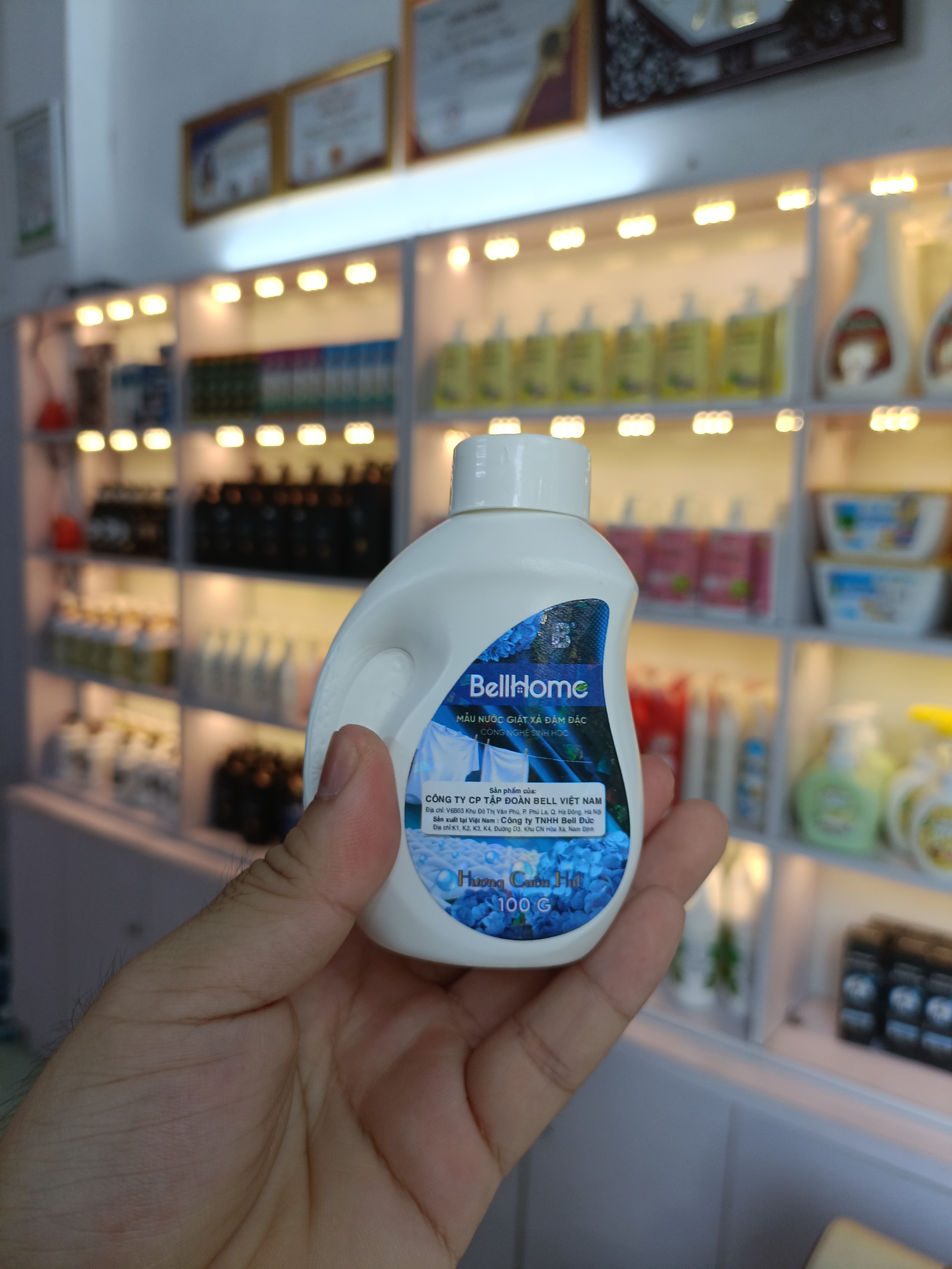 Nước Giặt Xả Công Nghệ Sinh Học Bell Home Hương Cuốn Hút 100g