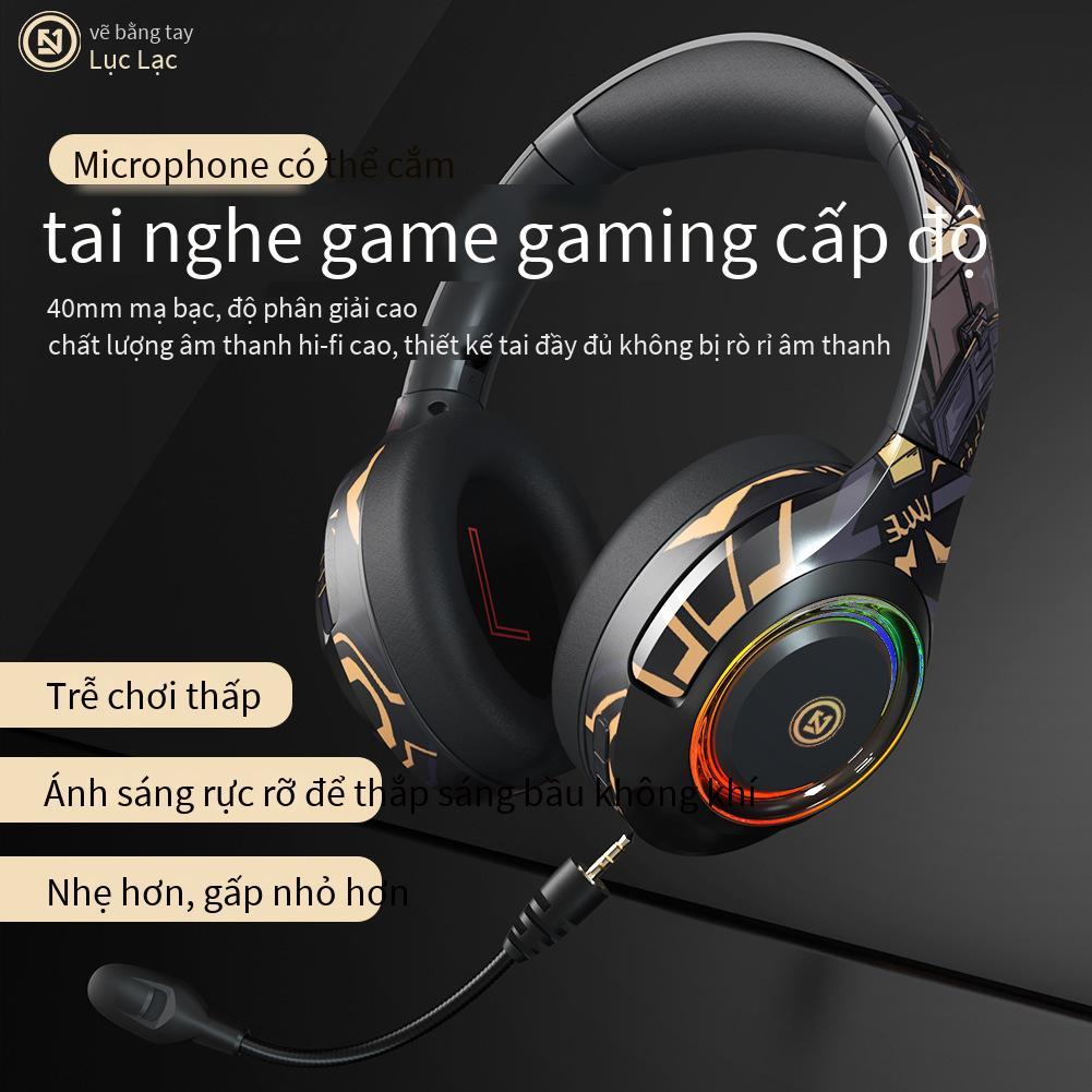 Giao hàng nhanh Hàng mới về A2 Tai nghe chơi game có độ trễ thấp Tai nghe chơi game Bluetooth không dây Tai nghe được chiếu sáng Tai nghe khử tiếng ồn