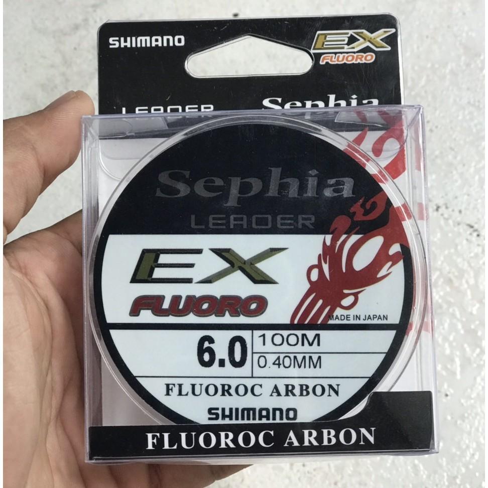 Dây cước câu cá Tàng Hình SHIMANO EX fluorocarbon dài 100 mét - Cước câu cá Cao Cấp Nhật Bản - LICLAC ( rẻ vô địch )