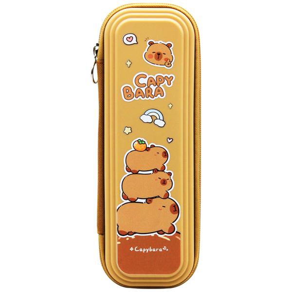 Bóp Viết Nhựa Capybara Nâu - Shunde 9116