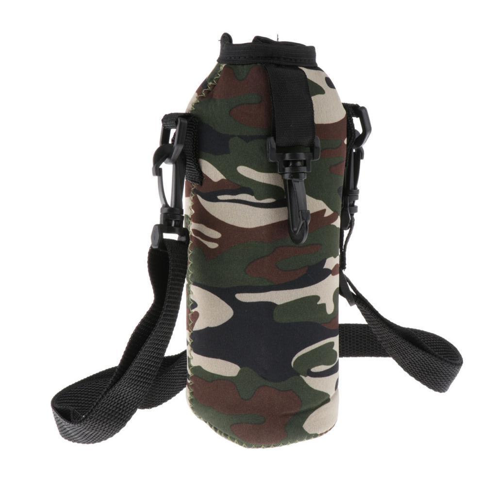 1.5L Water Bottle Holder Carrier Pouch Sleeve Bag Camping Hiking Black