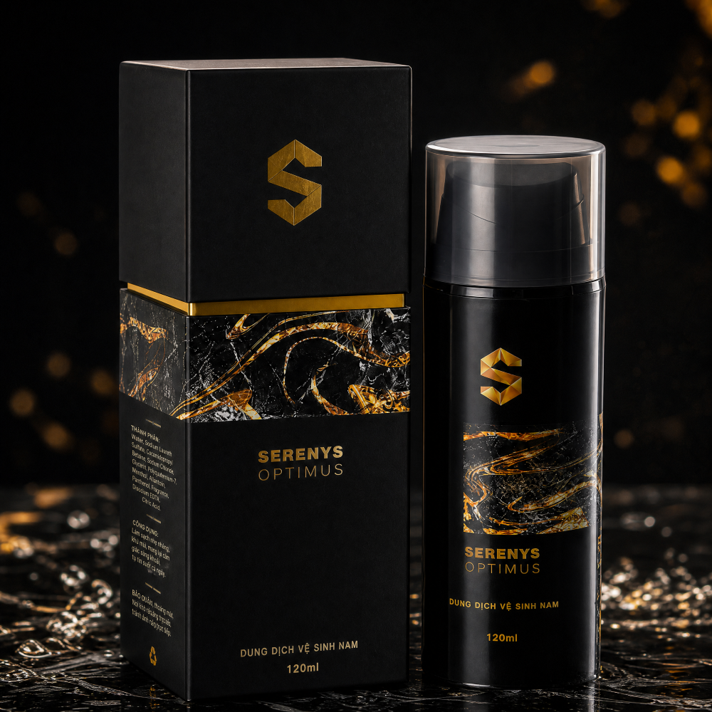 Combo 2 Gel vệ sinh nam Serenys Optimus 120ml - Dung dịch vệ sinh phụ khoa nam giới