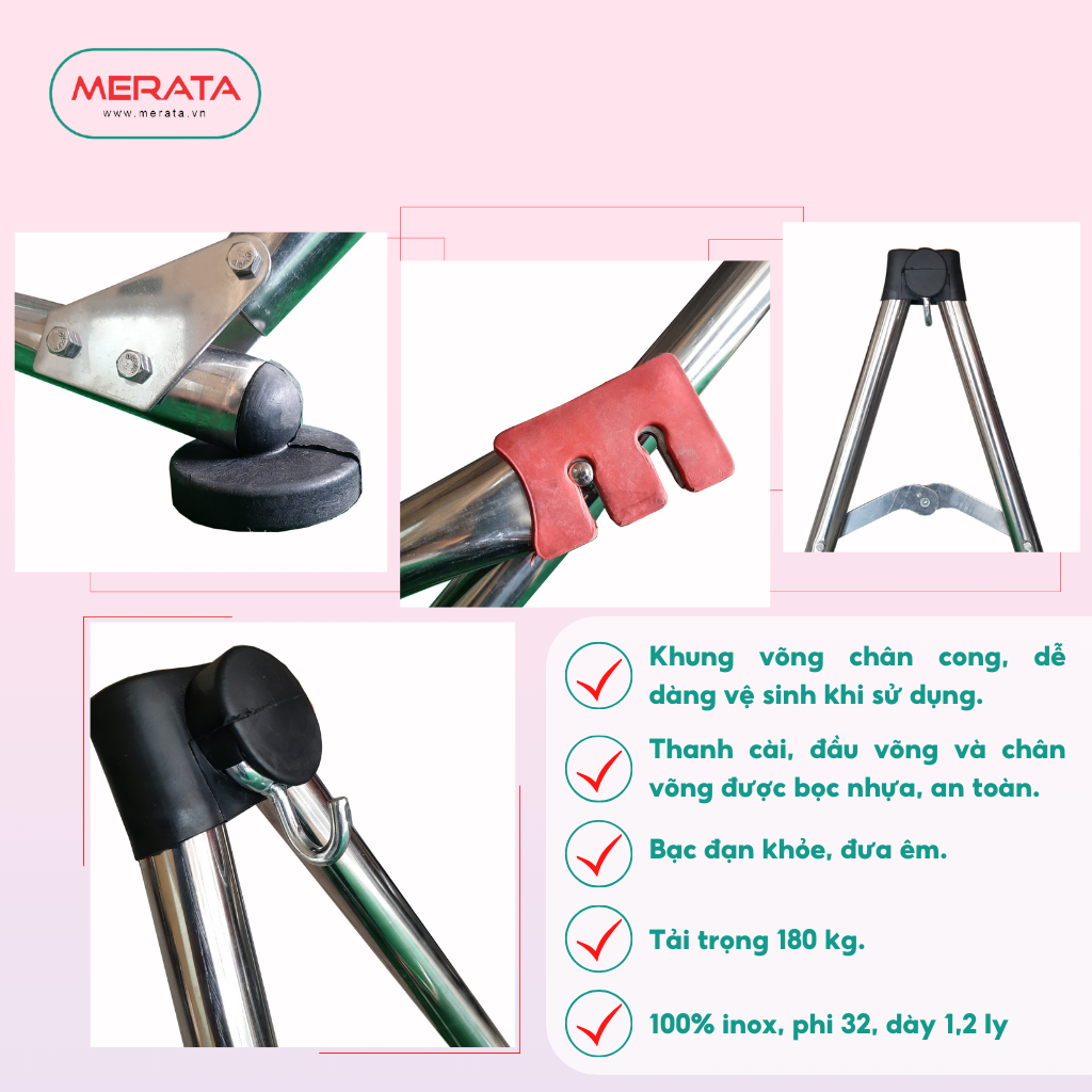 KHUNG VÕNG XẾP MERATA - VMI02