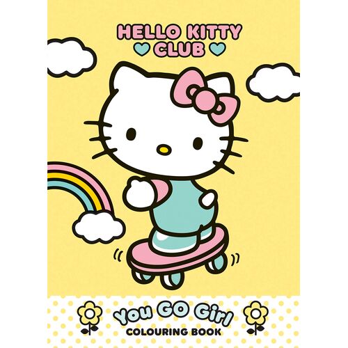 ['hello kitty'] You Go Girl Colouring Book