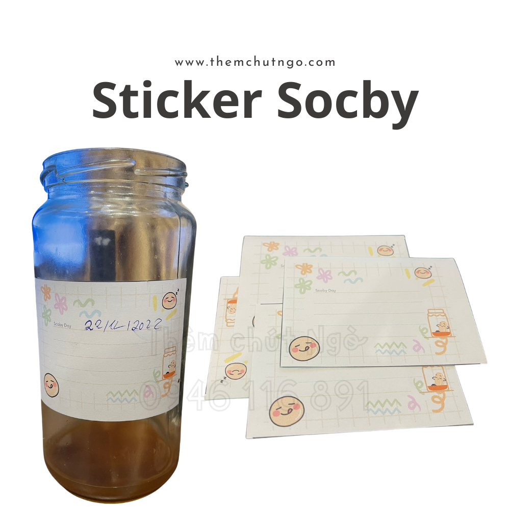 Sticker Socby Kombucha