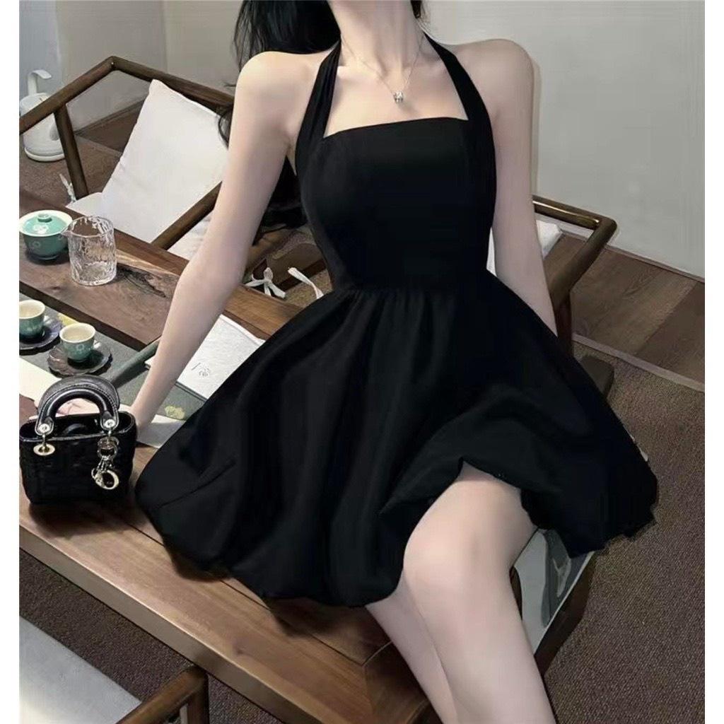 Đầm body nữ sang chảnh, váy dáng ngắn màu đen kiểu hàn quốc tôn dáng - VD814