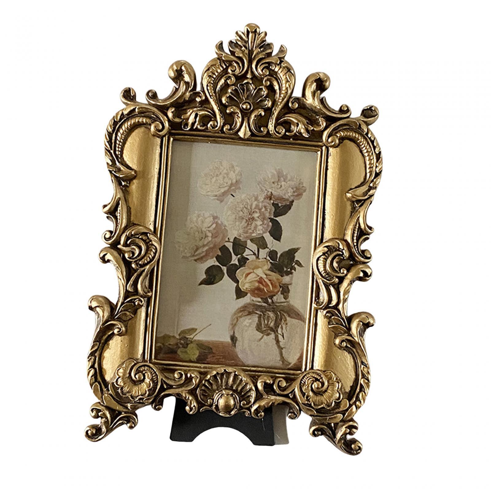 Vintage Style Photo Frame Display Holder Stand Picture Frame for Bedroom