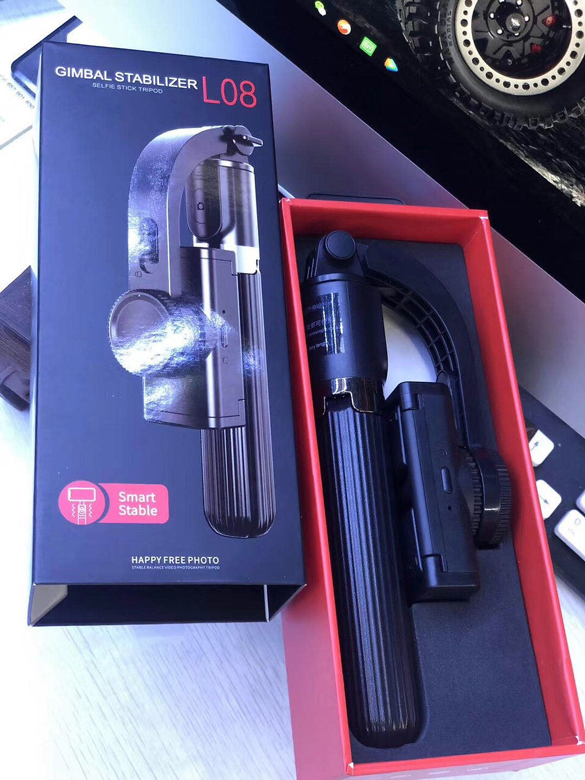 Gậy chụp ảnh Gimbal chống rung quay Video chuyển động cho Livestreamer vloger - ADG L08