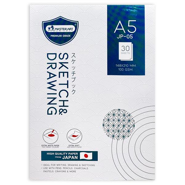 Tập Vẽ Smooth A5 - 60 Trang 100gsm - Masterart JP-05