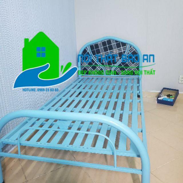 Giường sắt đơn 1m x 2m