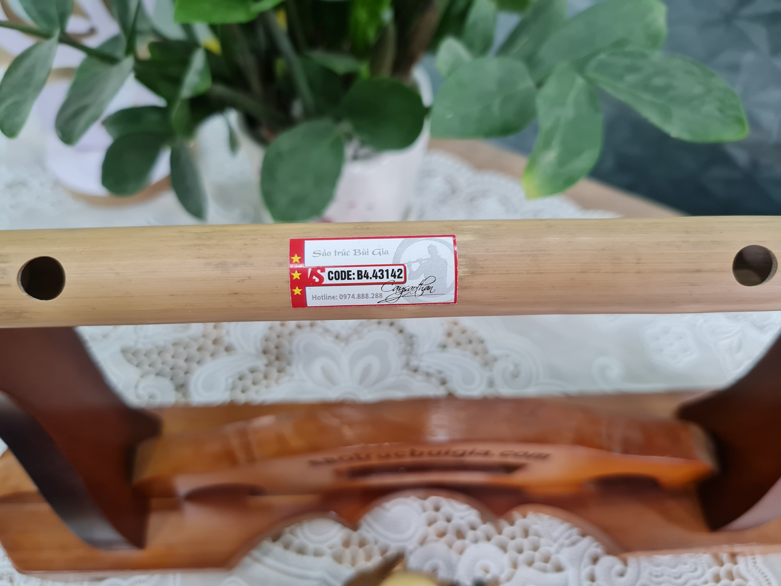 Sáo Trúc VS3 Tone La Trầm Nứa Bắc - Sáo Trúc Bùi Gia