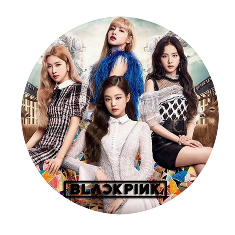 Huy hiệu BlackPink cài balo cặp sách hình nhóm Blackpink