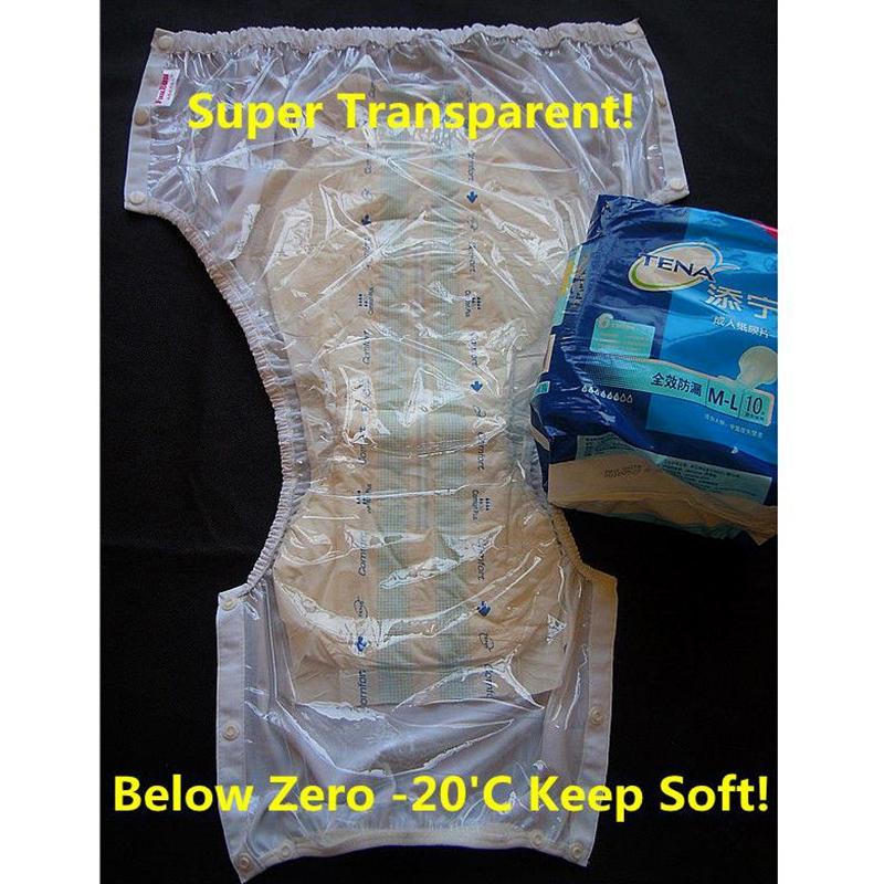 Miễn Phí Vận Chuyển FuuBuu2213-Transparent-M Tã Người Lớn/Tiểu Tiện Quần/Quần Thay Tã Thảm ABDLL
