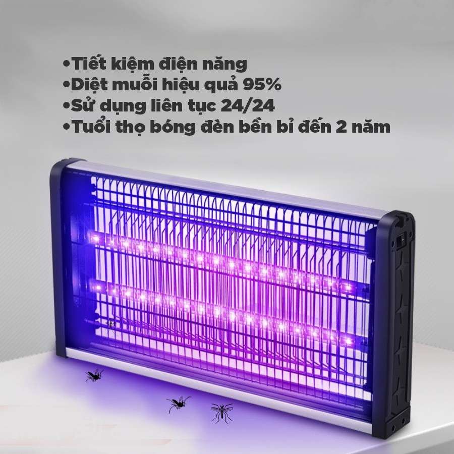 Đèn Diệt Muỗi Côn Trùng Công Nghiệp Công Nghệ Led HighUVC Mosquitoes Light Germany size 46cm