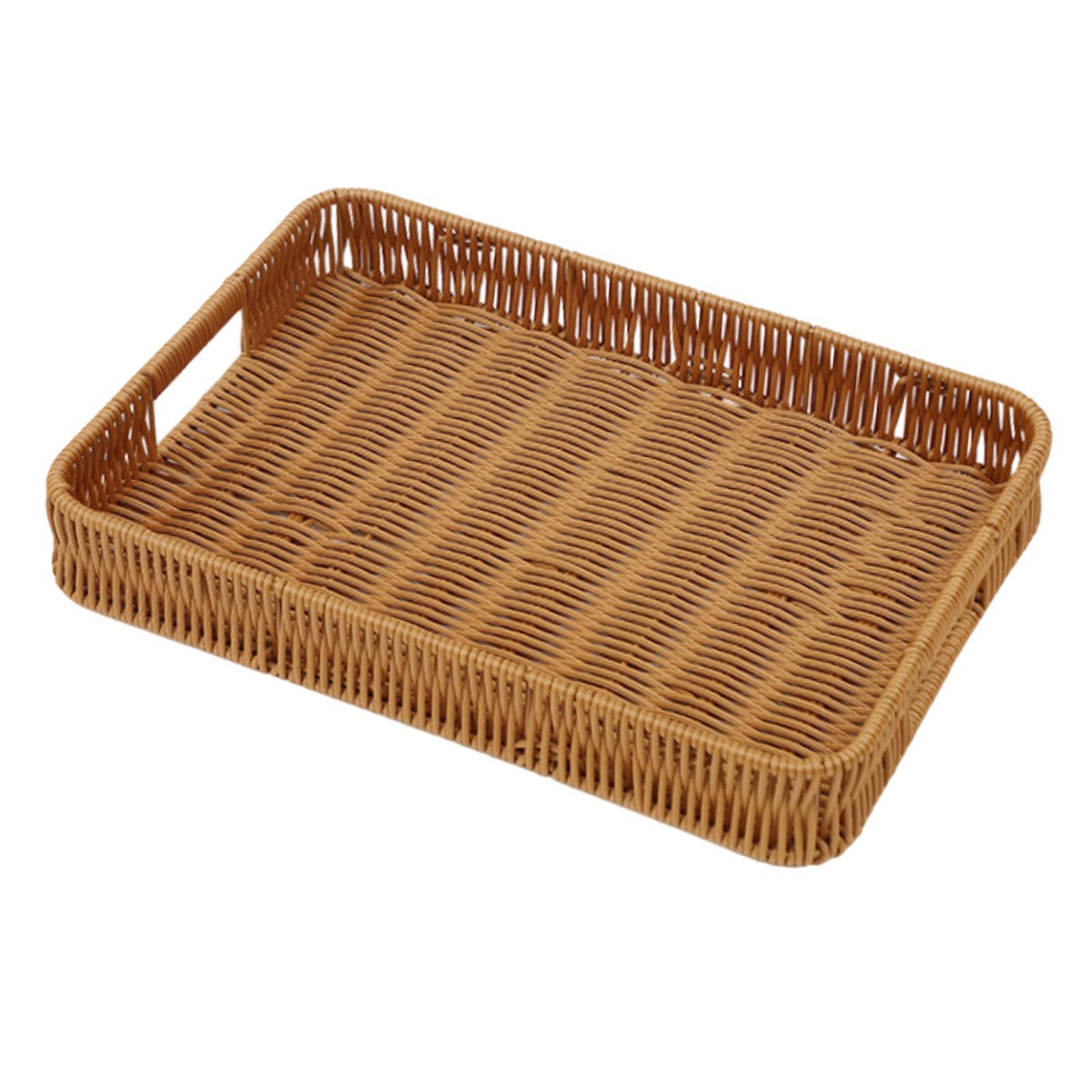 Hand Woven Fruit Serving Tray Decorative for Kitchen Wedding Gift ...