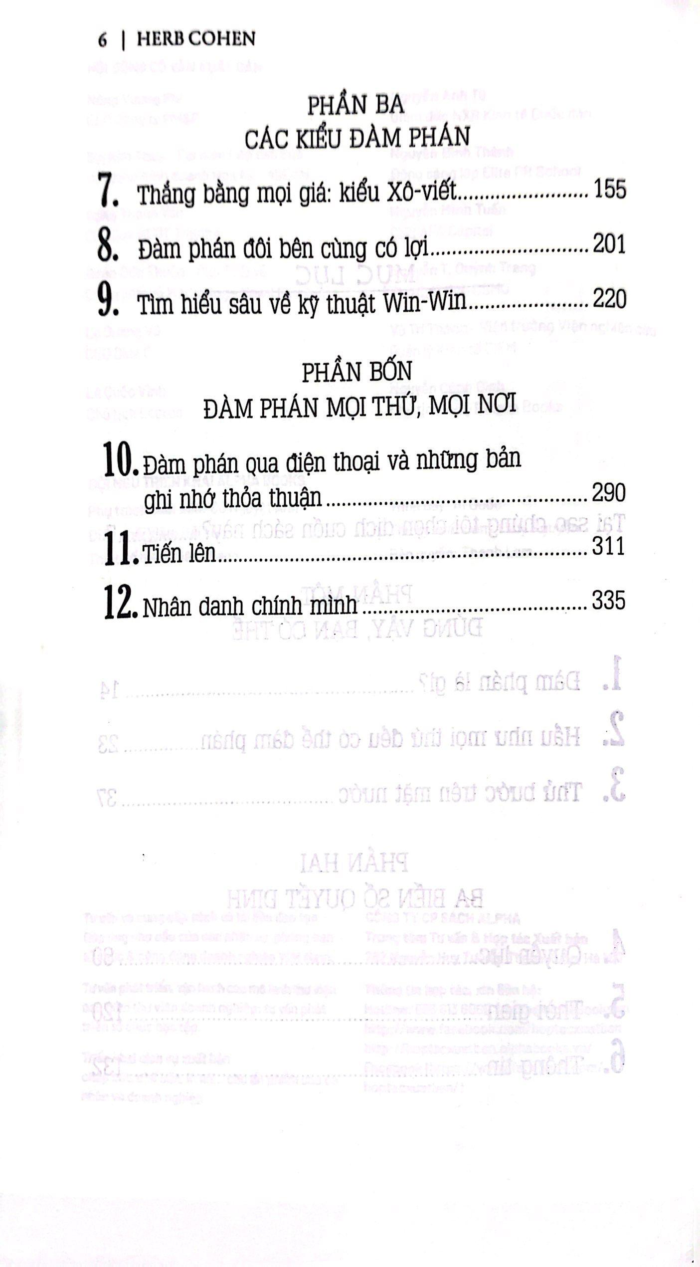 Bạn Có Thể Đàm Phán Bất Cứ Điều Gì