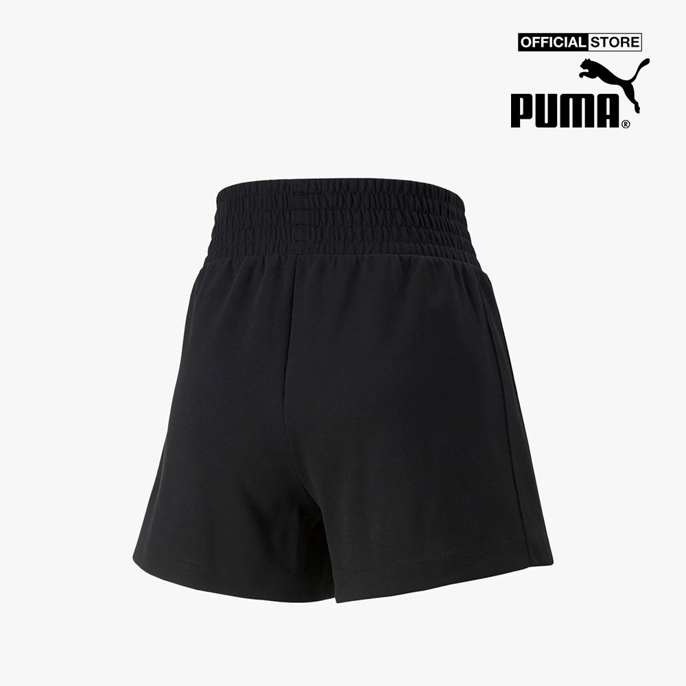 PUMA - Quần shorts thể thao nữ lưng thun T7 High Waist 535716