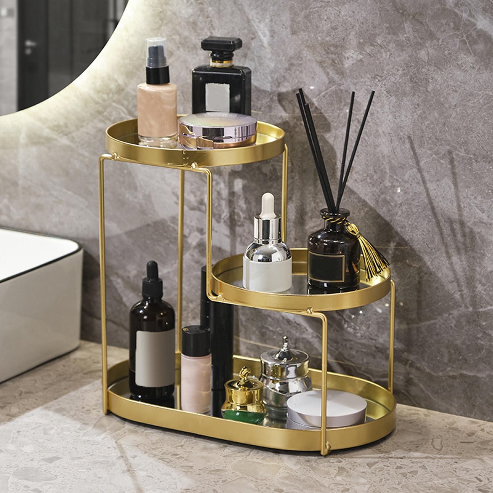 Bathroom Cosmetic Tray  Vanity Organizer for Bathroom Decor