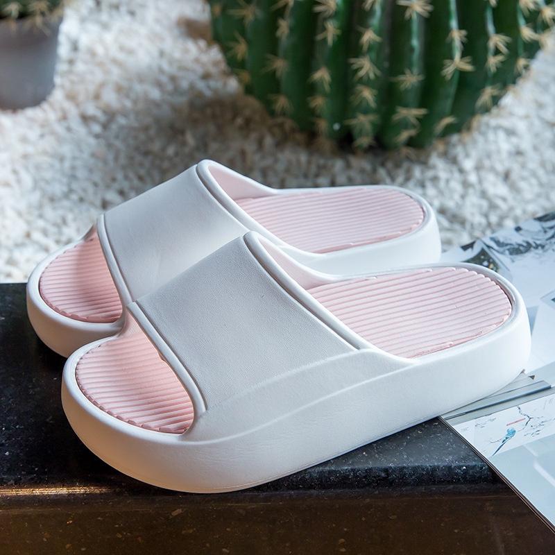 Dép quai ngang nam, nữ ĐỄ ĐỘN 4cm xịn sò, chất liệu EVA êm nhẹ siêu bền không thấm nước,