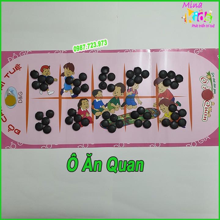 Đồ Chơi Ô Ăn Quan, Cờ Vây, Cờ Caro 3 In 1 Cho Bé Chơi Vui