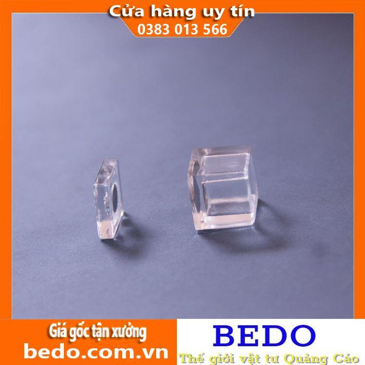 chốt khóa nam châm mica - Chốt cửa tủ từ tính, chốt cửa mini dùng cho cửa mica 12x12mm