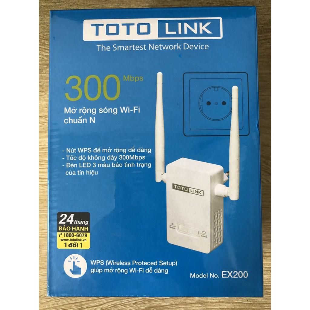 Bộ kích sóng Wi-Fi Totolink Băng Tần Kép EX1200/EX200 - Hàng chính hãng