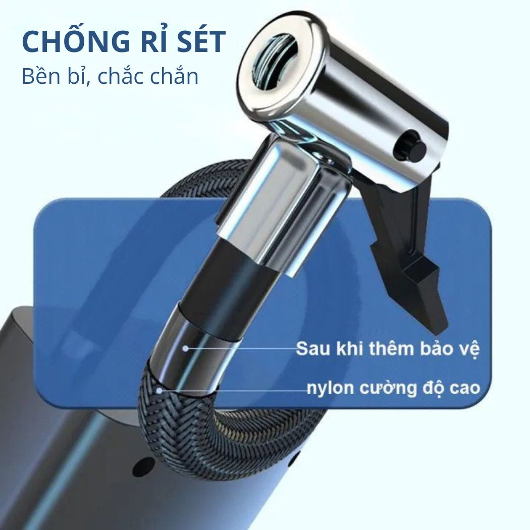 Máy bơm pin Kachi MK374 - Bơm xăm lốp ô tô, xe máy, xe đạp, phao, bóng