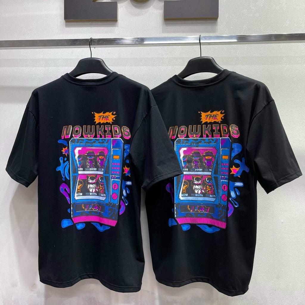 Áo thun unisex tay lỡ NOW VENDING MACHINE || Hany shop