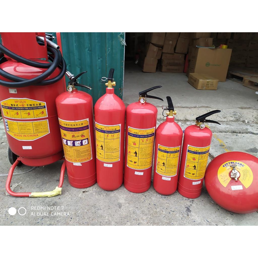 Bình cứu hỏa / bột chữa cháy Dragon BC 4kg - MFZ4, Bình dập lửa, cứu hỏa, đạp được thiết bị điện, lỏng, khí