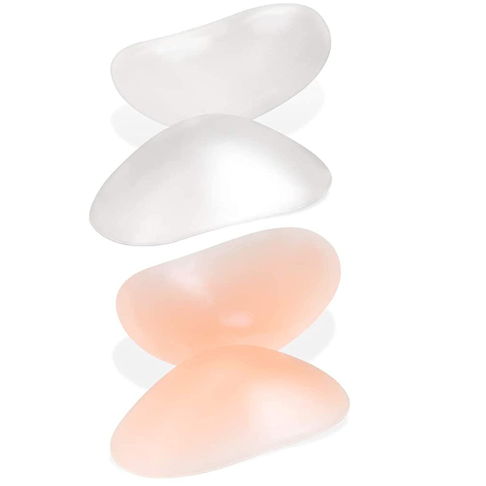 Miếng đệm vai silicon, 4 miếng đệm vai chống đẩy miếng nâng vai cho phụ nữ đàn ông Suit Blazer Quần áo áo phông, có thể tái sử dụng và thoáng khí