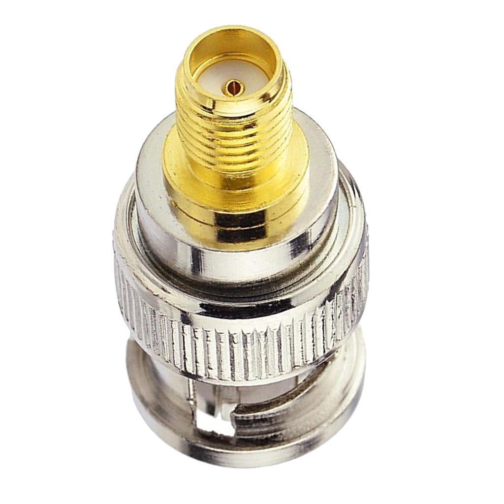 SMA Female To BNC Male RF Coax Coaxial Adapter Converter Connector Jack Plug