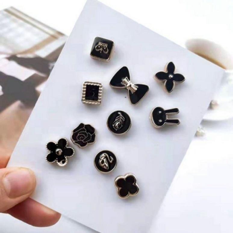 Cài ÁoSet 10 Ghim Cài Mini Siêu Dễ Thương có sỉ
