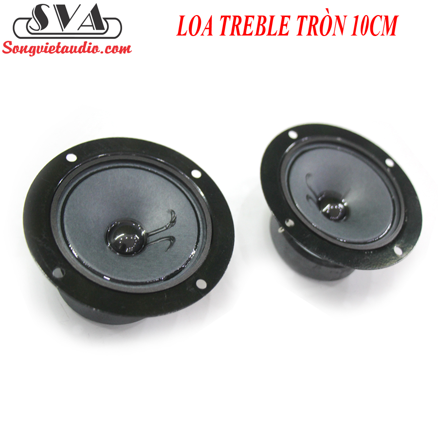 TREBLE GIẤY 10CM 3 INCH TRÒN, 4OHM, TỪ ĐÔI - KÈM TỤ - CẶP